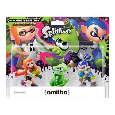 Imagem de Amiibo Splatoon 3 Pack Inkling Girl, Boy E Squid