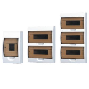 Imagem de Caixa de sobrepor termoplástica 6 disjuntores ycx1 - CNC