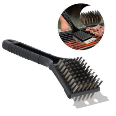 Imagem de Escova limpa grelha 2 em 1 espatula limpeza pesada - Yeet