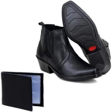 Imagem de Bota Country Cla-Clê Masculina Couro Dia a Dia Confortável-Masculino