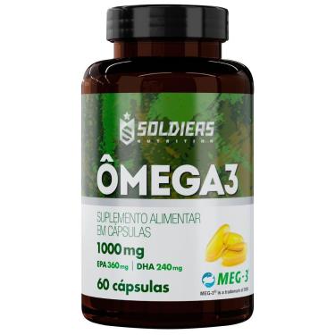 Imagem de Ômega 3 - 60 Caps - 1000mg - Soldiers Nutrition-Unissex