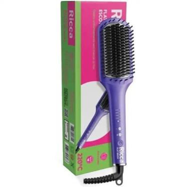Imagem de Escova Alisadora Ricca Flat Brush Bivolt