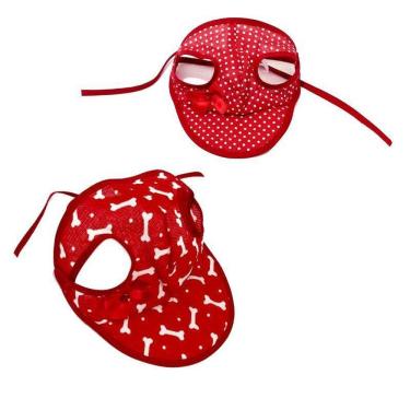 Imagem de Kit 2 Bonés Vermelhos - Tamanho P