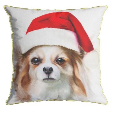 Imagem de Almofada De Natal Cachorro 43X43 Belchior
