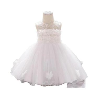 Imagem de Vestido De Festa Para Menina Pequena, 1 Ano, Aniversário, Batizado, Ve