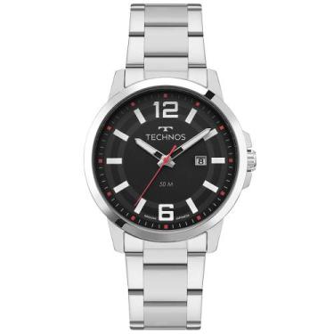 Imagem de Relógio Technos Masculino Racer Prata - 2115UCP/1P