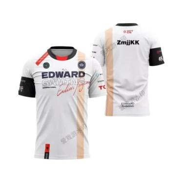 Imagem de EDG Team BLG de manga curta Fearless Valorant Covenant Roupa esportiva