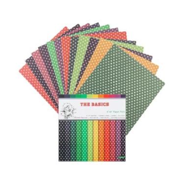 Imagem de Papel Cartão Vintage Com Padrão Floral 6X6 Polegadas Para Scrapbooking