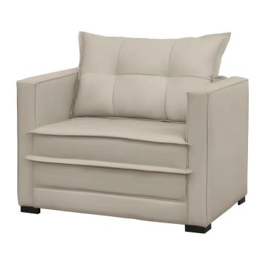 Imagem de Sofá Cama Solteiro Berlim B10 Suede Bege - Mpozenato