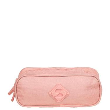 Imagem de Estojo Especial 2 Compartimentos Metálico Rosa - Sestini, Rosa