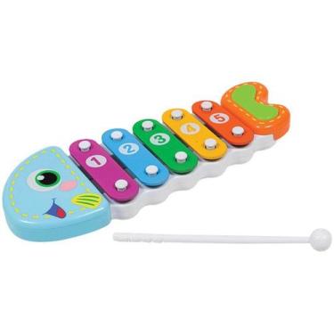 Imagem de Brinquedo Interativo Para Bebê Instrumento Musical Xilofone - Buba, Co