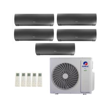 Imagem de Ar-Condicionado Multi Split Inverter Gree 48.000 (3x Evap HW 9.000 + 1x Evap HW 18.000 + 1x Evap HW 24.000) Quente/Frio 220V