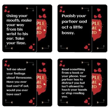 Imagem de Jogo de cartas Couples Truth or Dare Romantic 50 Cards