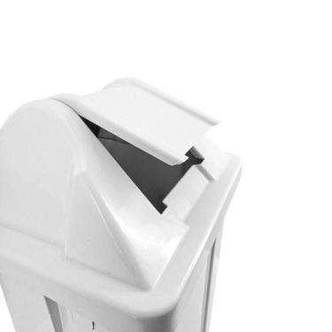 Imagem de Lixeira 60L quadrada branca com tampa basculante JSN