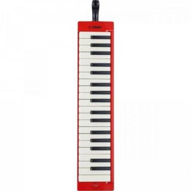 Imagem de Pianica P-37ERD com 37 Teclas e Som Expressivo para Performance em Palco Vermelho Yamaha