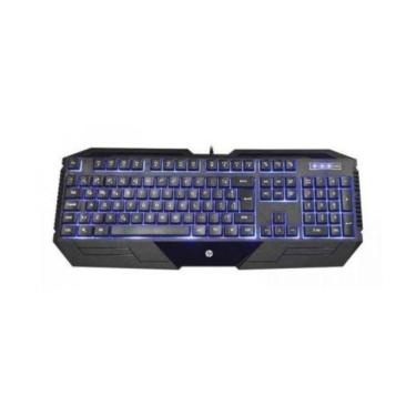 Imagem de Kit Teclado E Mouse Usb Gk1100 Preto Hp