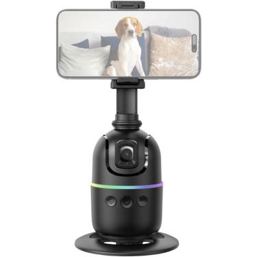 Imagem de Suporte para Celular H'maston ZB05 com Reconhecimento Facial e Ajuste Automático em ABS com Câmera Inclusa 01 Unidade