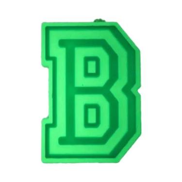 Imagem de Pingentes De Letras Do Alfabeto Que Brilham No Escuro Para Sandálias C