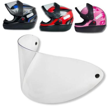 Imagem de Viseira Fume Capacete San Marino Classic Anti Risco 2.2mm - POLIVISOR,