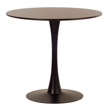 Imagem de Mesa de jantar redonda Tulipa - Saarinen - 80 cm - Preto - Laraz