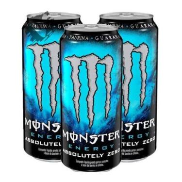 Imagem de Kit 3 Energético Monster Energy Absolutely Zero 473ml