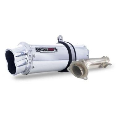 Imagem de Escape / Ponteira Coyote RS5 Boca 8 Aluminio Oval - CB Hornet 600 F at