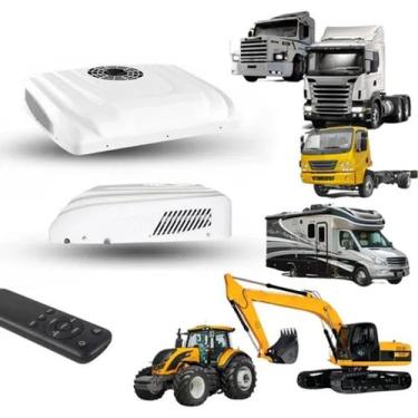 Imagem de KIT AR CONDICIONADO 100% ELETRICO DE TETO SLIM 9200 BTUS 24V Única - I