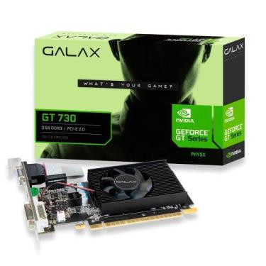 Imagem de Placa de Vídeo Galax Geforce GT 730 4GB 128 Bits DVI/HDMI/VGA