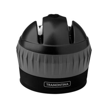 Imagem de Afiador De Faca Amolador Corte Profio Tramontina Cozinha, Preto