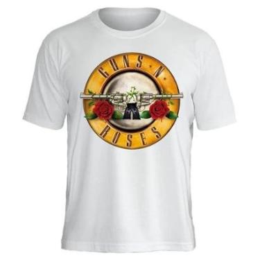 Imagem de Camiseta de Banda Guns N Roses em Algodão Oficial-Unissex