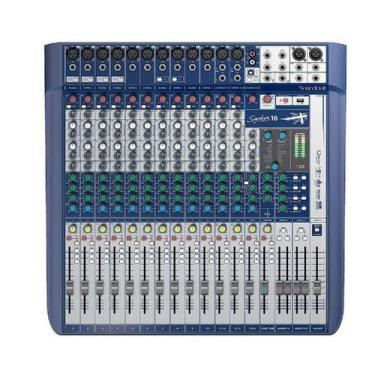 Imagem de Mesa De Som Soundcraft Signature 16 USB 16 Canais