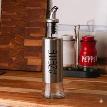 Imagem de Galheteiro Prata Versatile (300 ml) Azeite - Wolff, Azeite