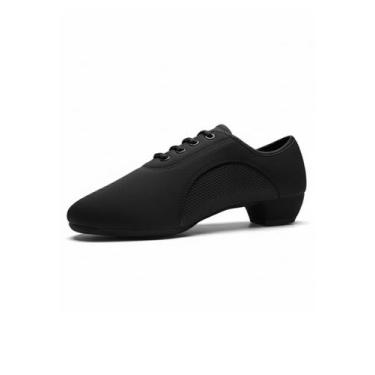 Imagem de Sapatos de dança MSMAX Ballroom, pretos, femininos, 3 cm, salto, 5 m, 
