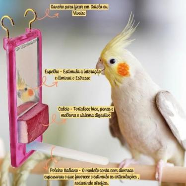 Imagem de Brinquedo Bica Bica com Espelho e Pedra de Calcio - Toco Tucano, Rosa