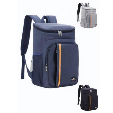 Imagem de Mochila Térmica Cooler Bag 23 Litros Praia Impermeável - Sport, Azul J