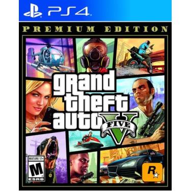 Imagem de Grand Theft Auto V Premium Online Edition - GTA 5 PS4 Midia Fisica - P