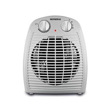 Imagem de Aquecedor de Ar Elétrico A-08 com Termostato Ajustável Cinza Mondial 220V 220