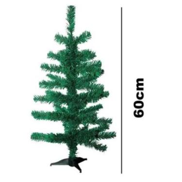Imagem de Árvore Natal 60cm 50 Galhos Verde Nevada Decoração Pinheiro - Rio Mast