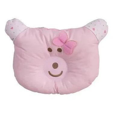 Imagem de Travesseiro Anatômico Baby Joy Trends Rosa - Conforto para Bebês - INC