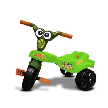 Imagem de Triciclo Infantil Kepler para Meninos e Meninas com Pedais, Verde