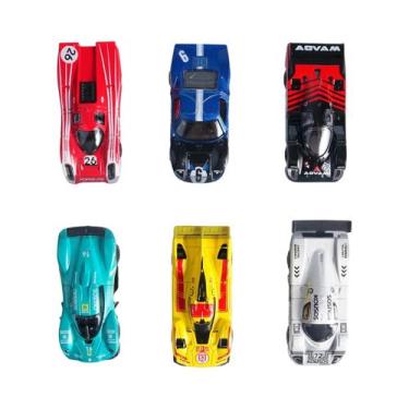 Imagem de Conjunto De 6 Carros De Corrida Diecast Le Mans Em Escala 1:64 Em Core