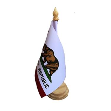 Imagem de Bandeira De Mesa Da Califórnia 19X13Cm