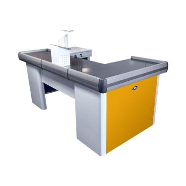 Imagem de Empacotador Check Out Balcão Caixa 2,00m com recorte Balança  Amarelo