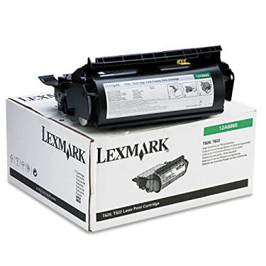 Imagem de Cartucho de toner Lexmark 12A6865 de alto rendimento, preto - em embalagem de varejo