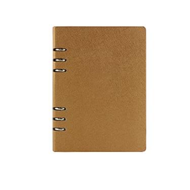 Imagem de Capa de couro espiral planejador agenda agenda fichário diário a5 a6 b5 notebook office business, Auburn, A6