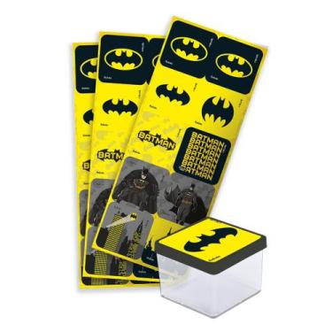 Imagem de Adesivo Quadrado Para Lembrancinha Batman - 30 Unidades - Festcolor