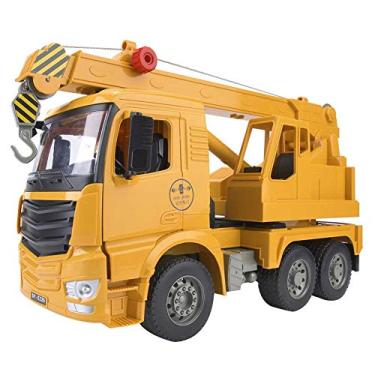 Imagem de Brinquedo de carro modelo, E226-02 1/20 manual de guindaste modelo caminhão de carro de engenharia para crianças crianças veículo brinquedo presente