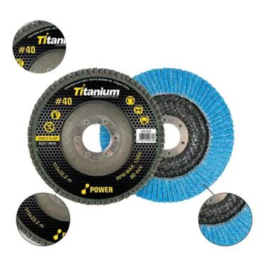 Imagem de Disco Flap 4.1/2  Gr 120 Titanium 04188