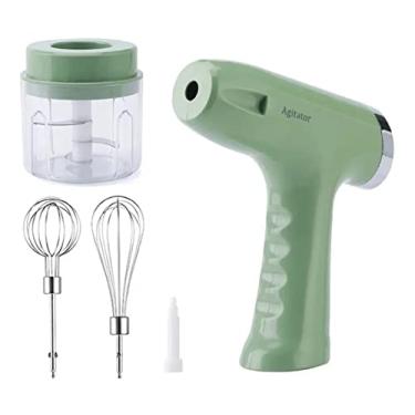 Imagem de Mini Processador Batedeira Triturador Alimentos Elétrico USB (Verde)