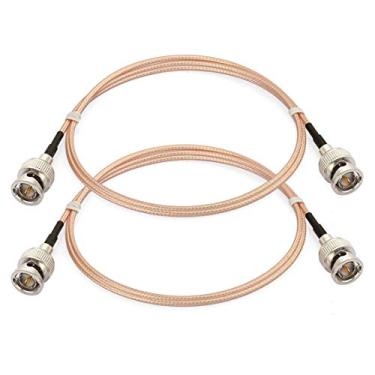 Imagem de Cabo SDI Bingfu 3G HD SDI Vedio BNC para BNC Cabo RG179 75 Ohm Coaxial SDI 1 m 3 pés 2 pacotes para 4K 1080P 3G HD SDI Câmera vedio gravador SDI para conversor HDMI divisor câmera de segurança